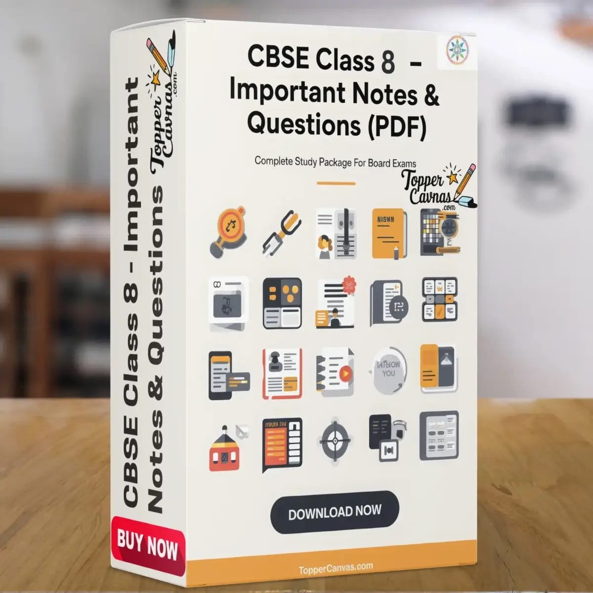 CBSE Class 8 notes and study materials - TopperCanvas