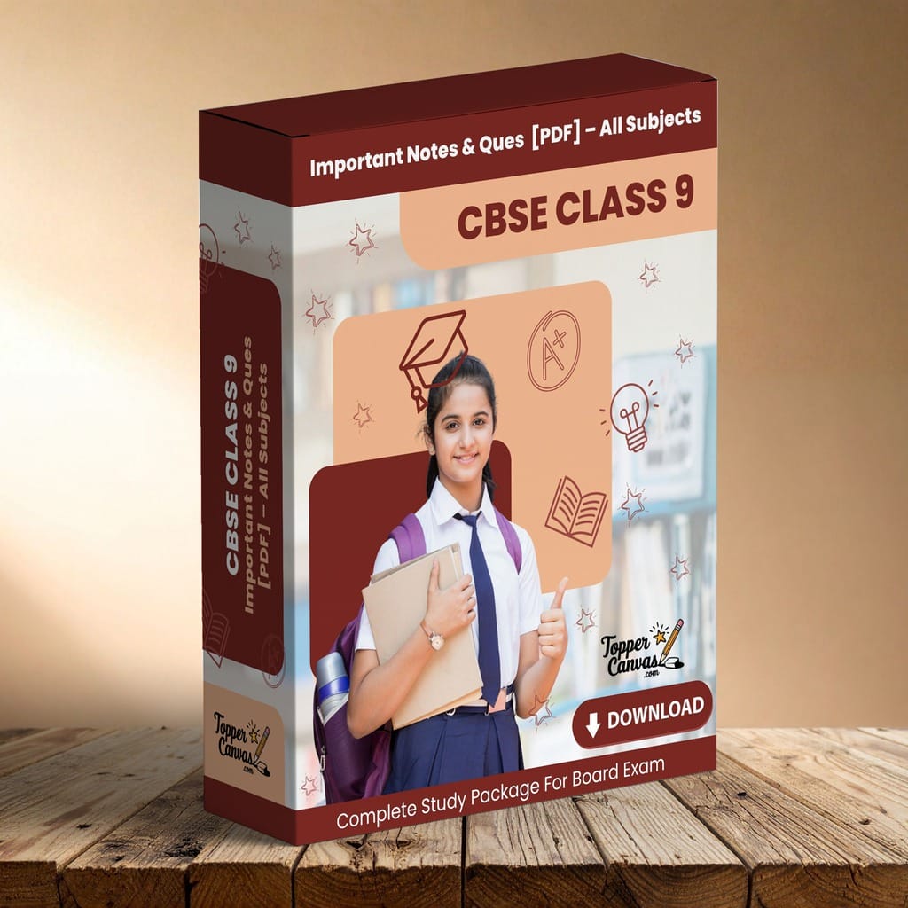 CBSE Class 9 notes PDF